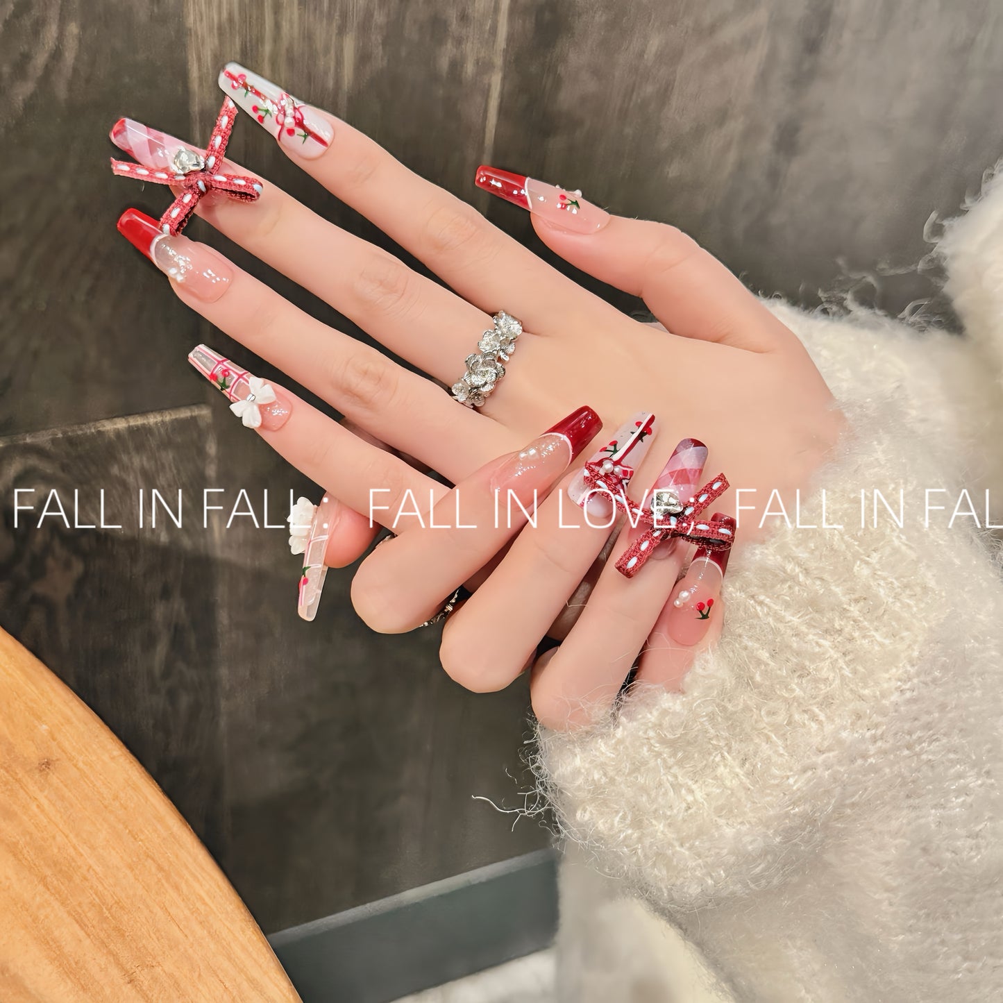 Christmas Cherry Ribbon