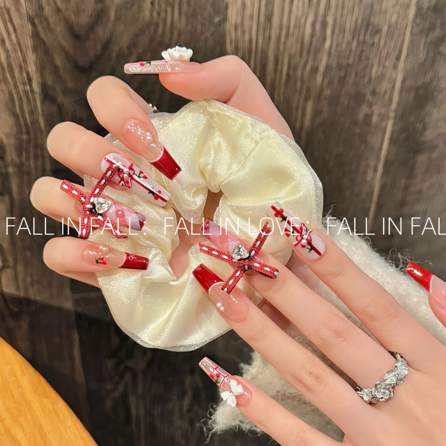 Christmas Cherry Ribbon