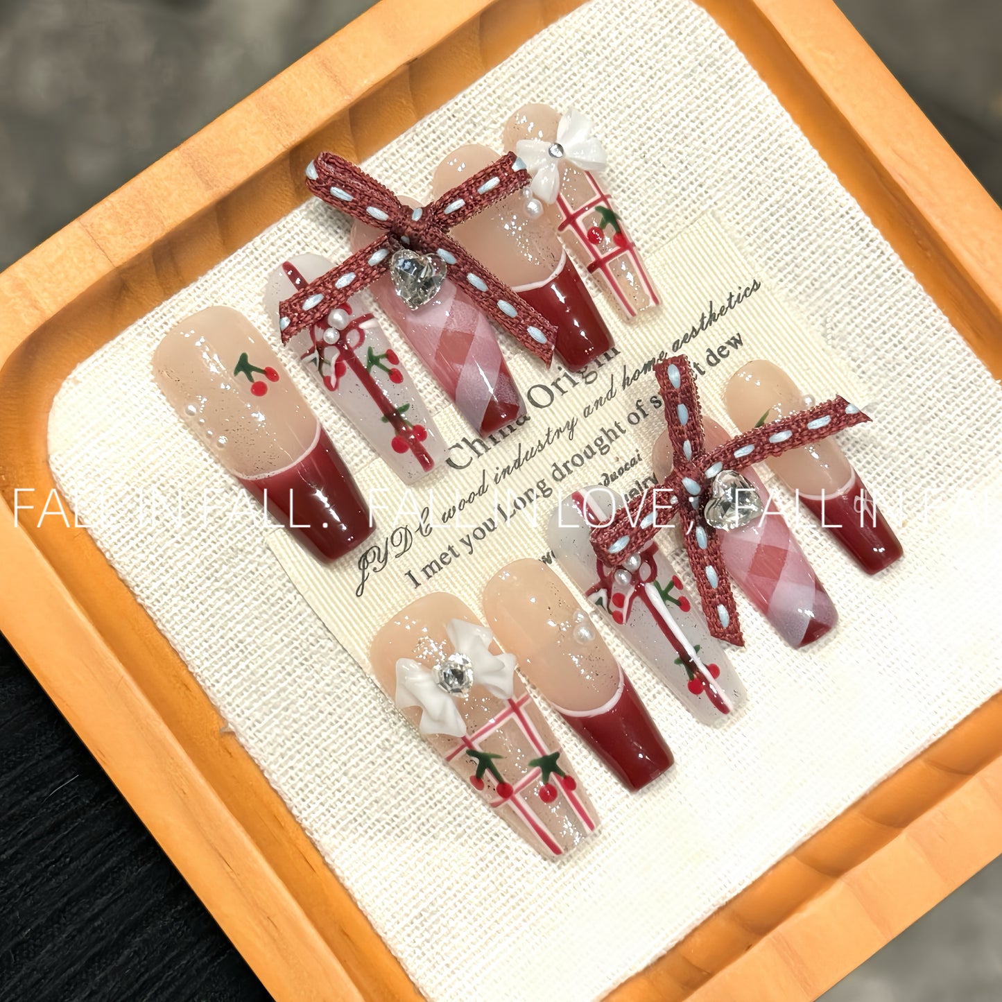 Christmas Cherry Ribbon