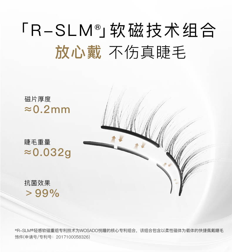 WOSADO Soft Magnetic Lashes for Light Make-up - 【自然款】WOSADO 悅瞳 軟磁式假眼睫毛